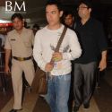 Aamir Khan Returns from Delhi After Showing Peepli