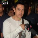 Aamir Khan Returns from Delhi After Showing Peepli
