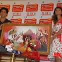 Shahrukh Khan and Sania Mirza at Sunfeast Event