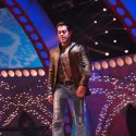 Salman Khan and Lara Dutta on the sets of Sa Re Ga
