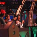 Salman Khan and Lara Dutta on the sets of Sa Re Ga