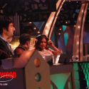 Salman Khan and Lara Dutta on the sets of Sa Re Ga