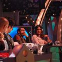 Salman Khan and Lara Dutta on the sets of Sa Re Ga