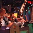 Salman Khan and Lara Dutta on the sets of Sa Re Ga