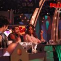 Salman Khan and Lara Dutta on the sets of Sa Re Ga
