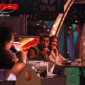 Salman Khan and Lara Dutta on the sets of Sa Re Ga
