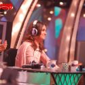 Salman Khan and Lara Dutta on the sets of Sa Re Ga